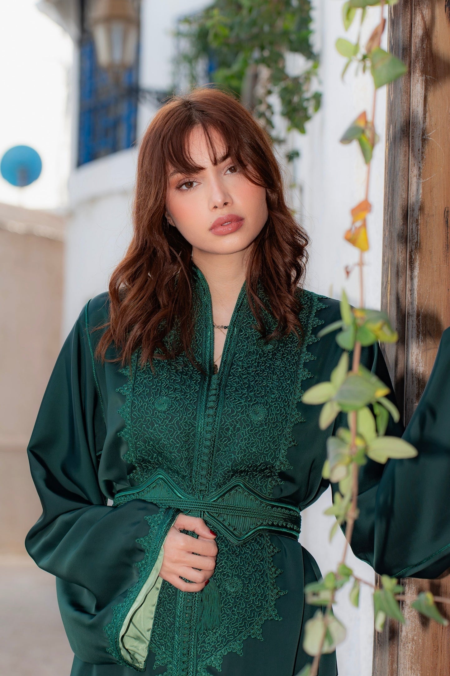 Bias low open back - Mirelle Green | Corset wedding dress | Fairy wedding dress | Second look outfit | Ren faire dress