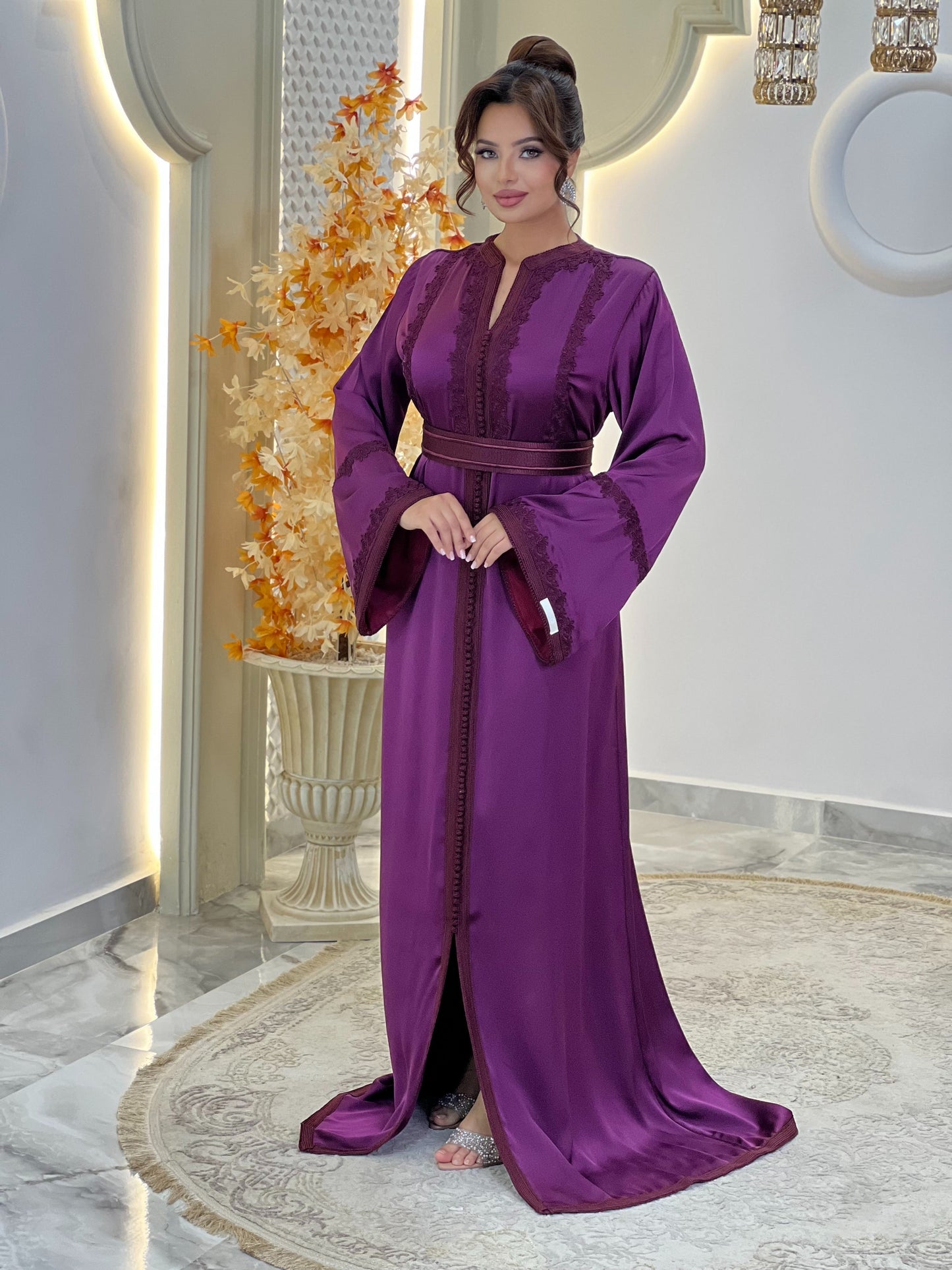 Romantic bridal gown - Caftan Maisa | Boho bridal gown | Modest wedding dress | Drop waist wedding | Fairy tale dress