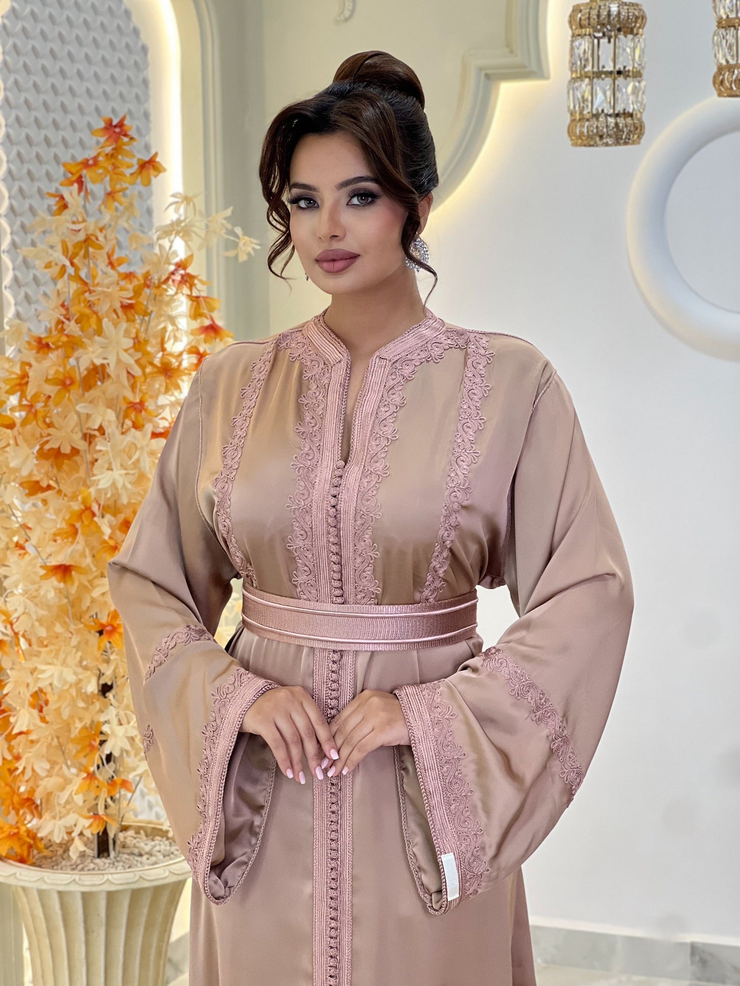 Romantic bridal gown - Caftan Maisa | Boho bridal gown | Modest wedding dress | Drop waist wedding | Fairy tale dress