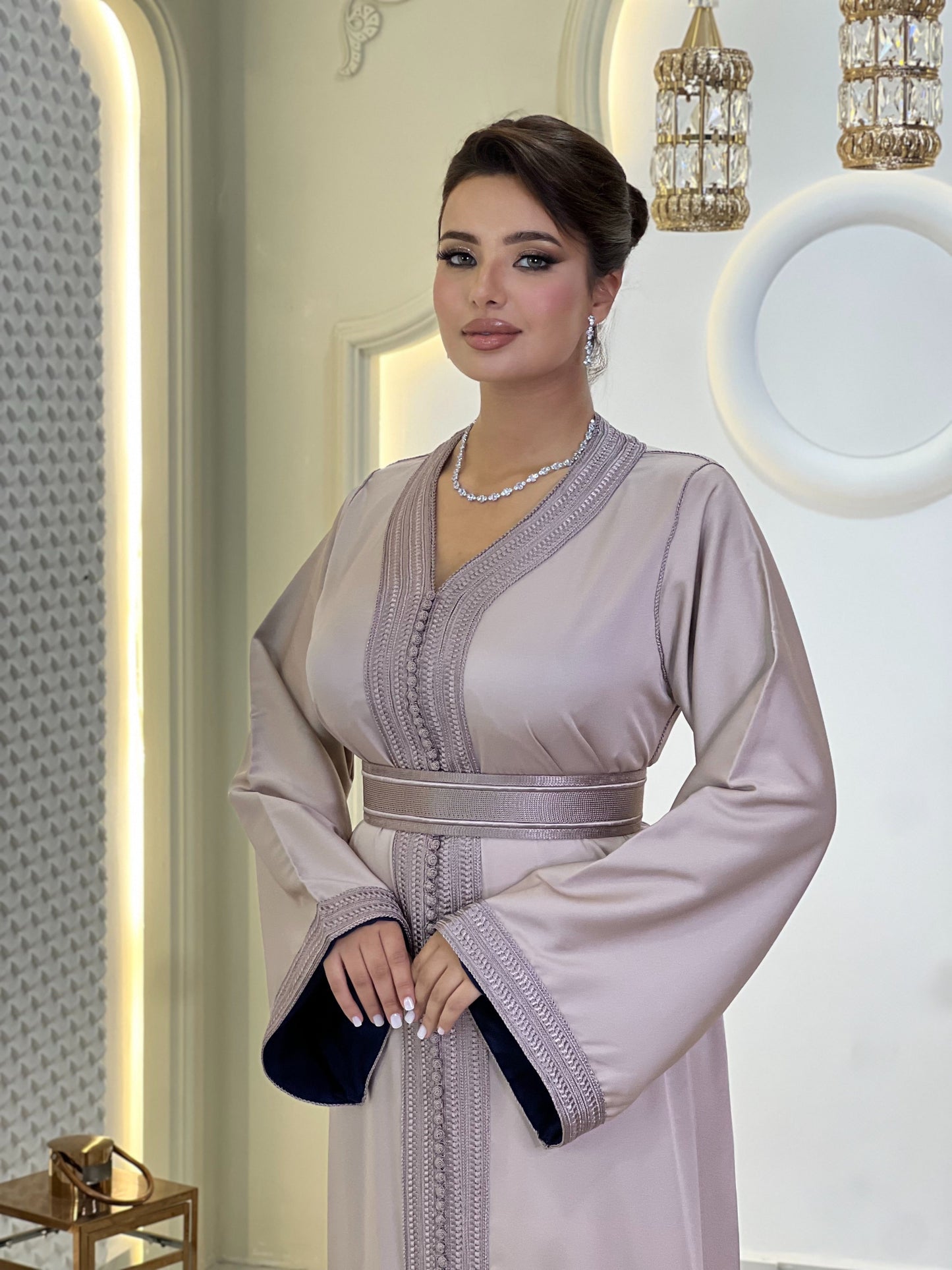Courtesan dress - Caftan Maram | Glitter Bridal Lux | Civil court dress | Pearl lace corset | Fantasy bridal gown
