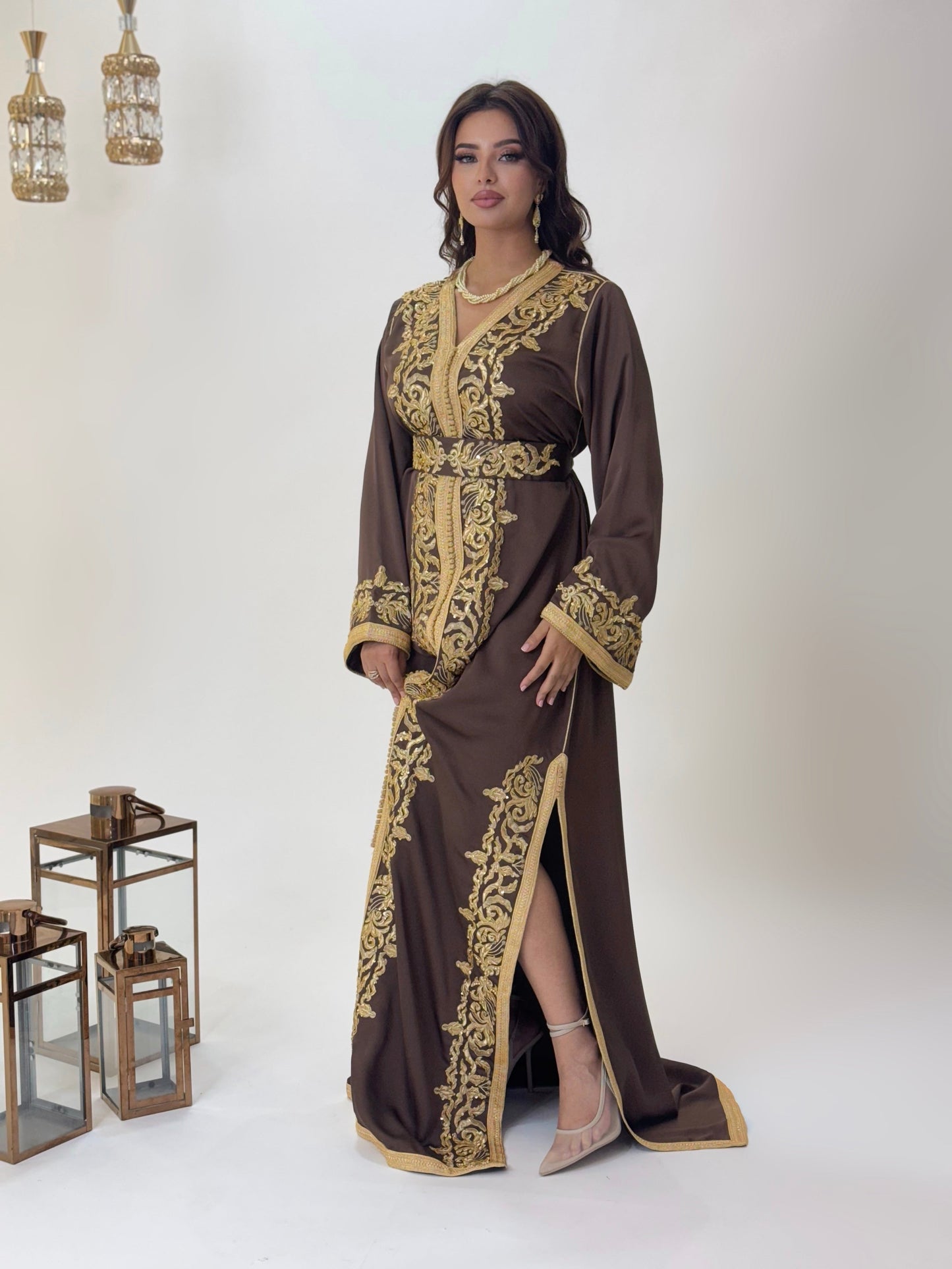 Renaissance wedding - Caftan Ritaj | Gothic wedding dress | Courtesan dress | Glitter Bridal Lux | Civil court dress