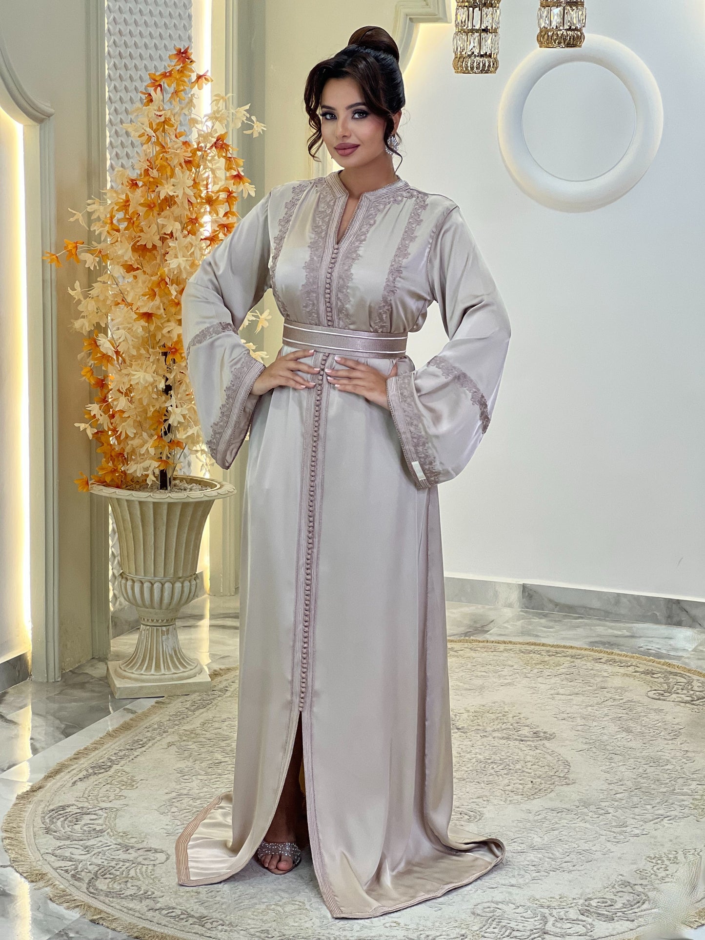 Romantic bridal gown - Caftan Maisa | Boho bridal gown | Modest wedding dress | Drop waist wedding | Fairy tale dress