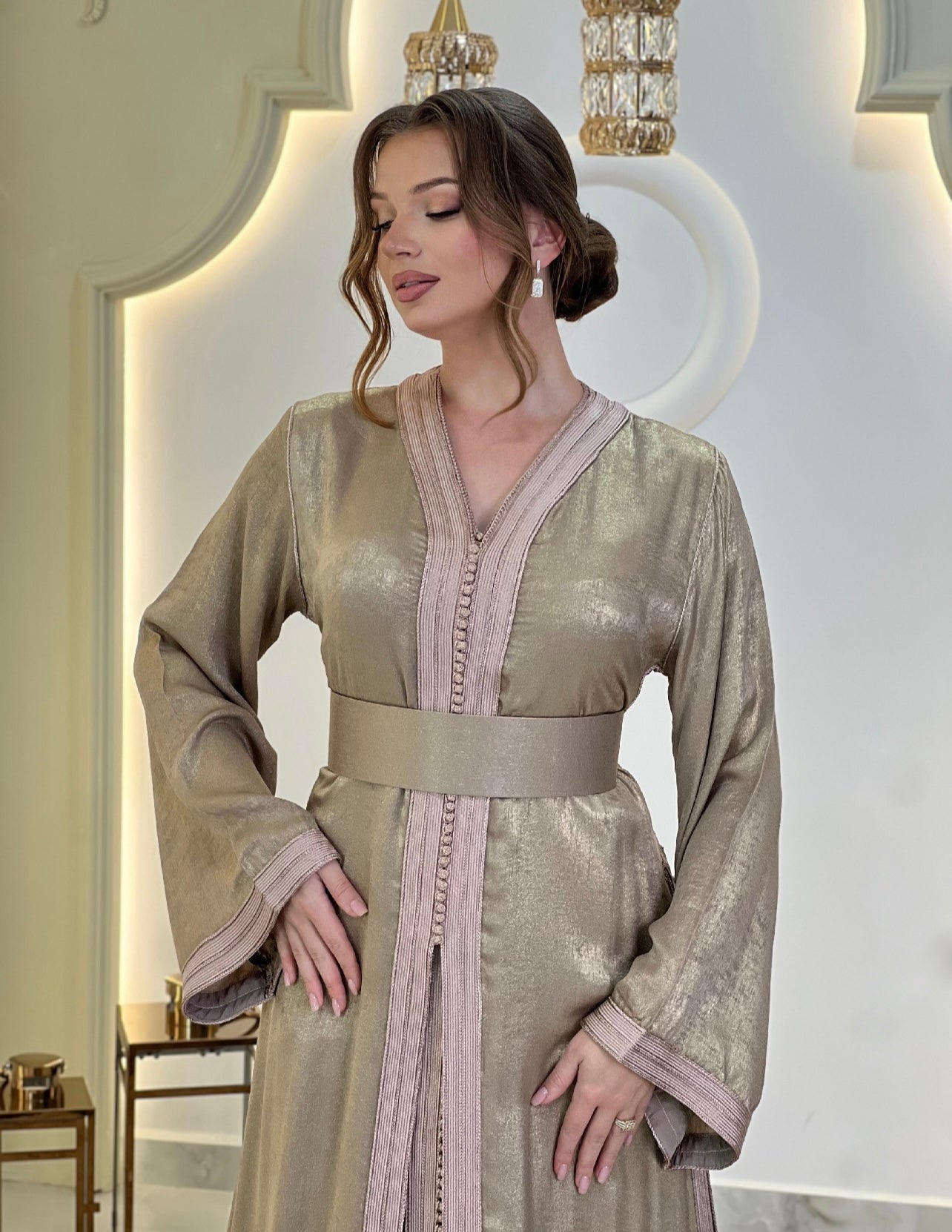 Fairy tale dress - Lebsa Joud | Venice Carnival | Satin floor length | Renaissance gown | Romantic gown