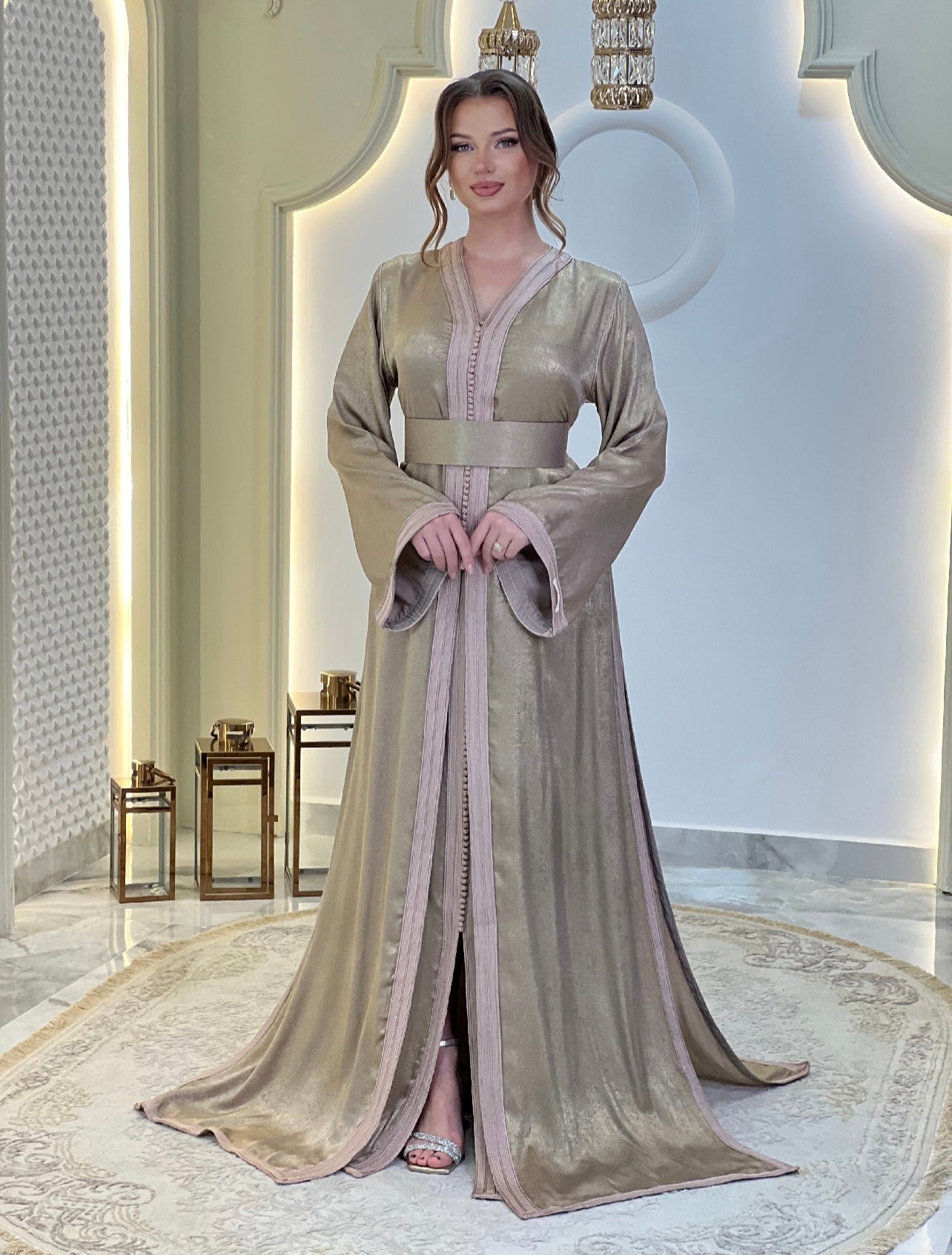 Fairy tale dress - Lebsa Joud | Venice Carnival | Satin floor length | Renaissance gown | Romantic gown