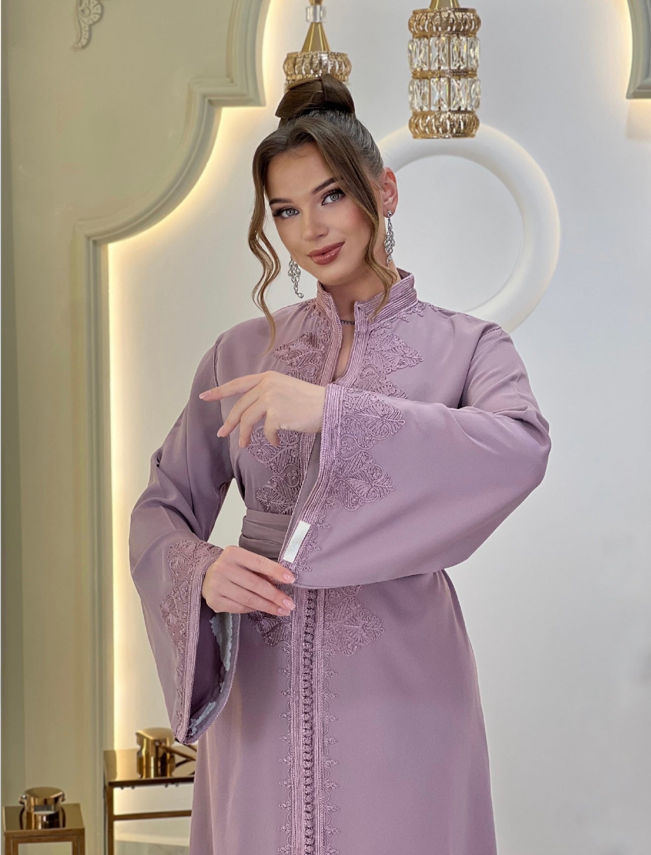 Renaissance wedding - Caftan Hind | Gothic wedding dress | Courtesan dress | Glitter Bridal Lux | Civil court dress