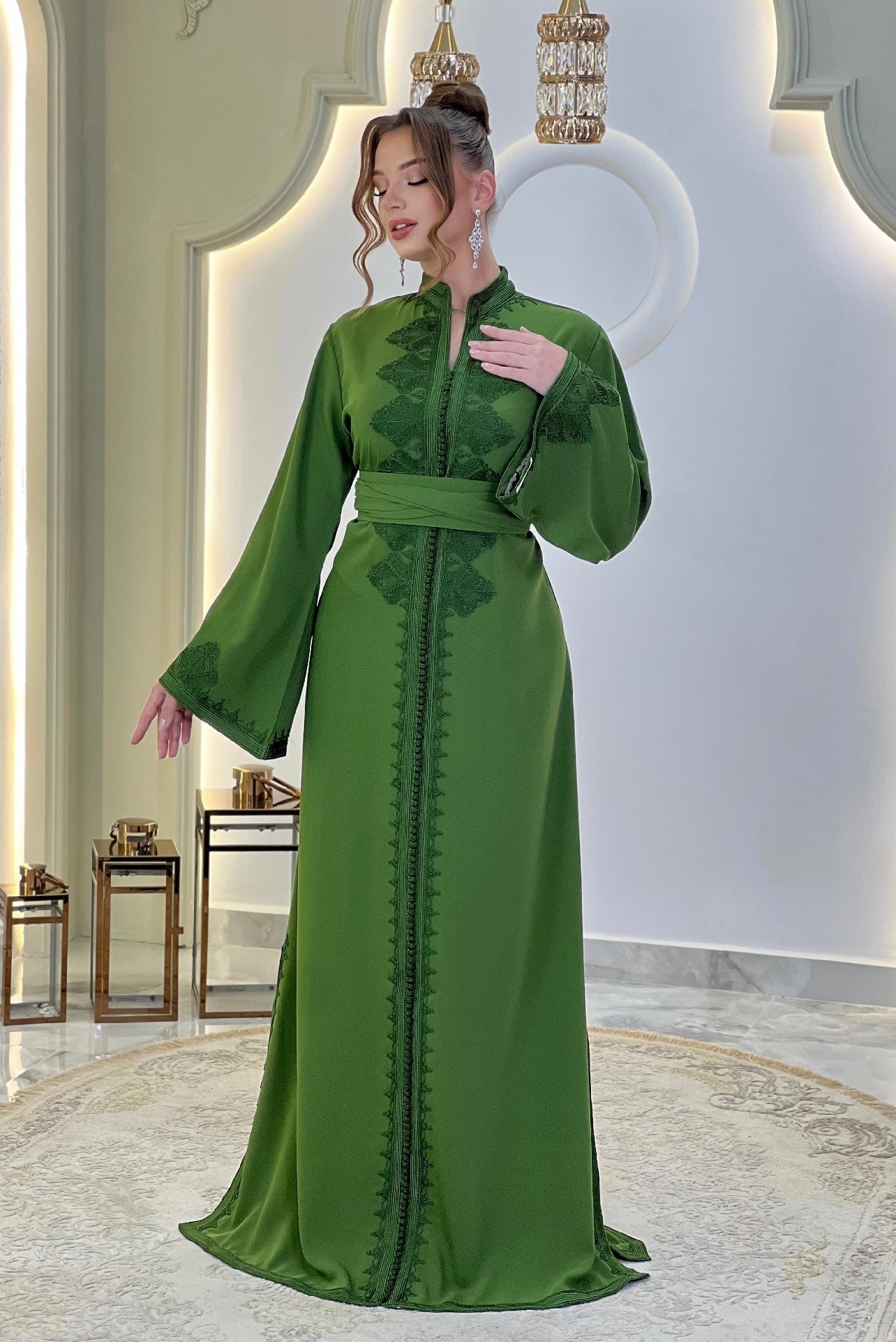 Renaissance wedding - Caftan Hind | Gothic wedding dress | Courtesan dress | Glitter Bridal Lux | Civil court dress