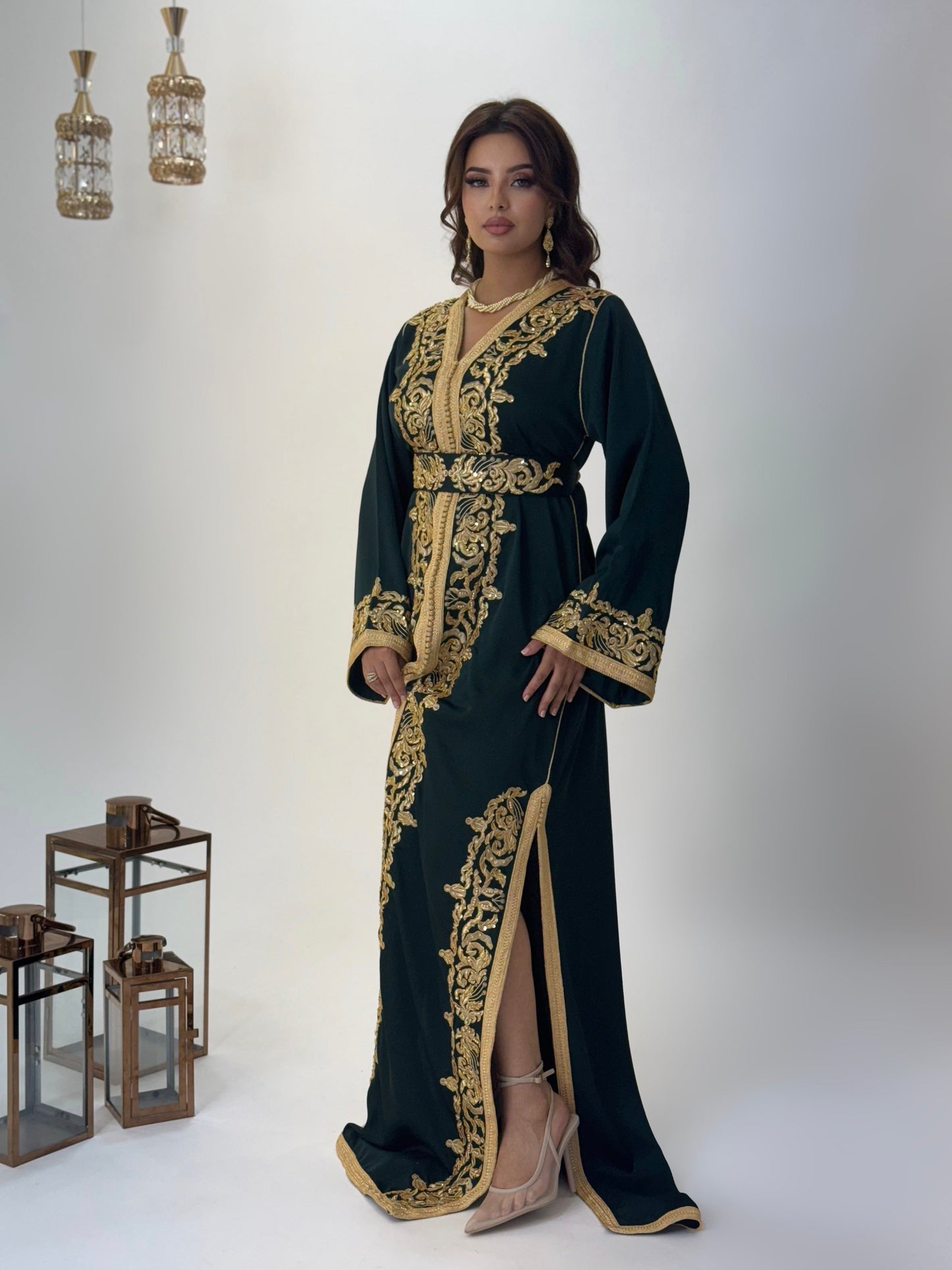 Renaissance wedding - Caftan Ritaj | Gothic wedding dress | Courtesan dress | Glitter Bridal Lux | Civil court dress