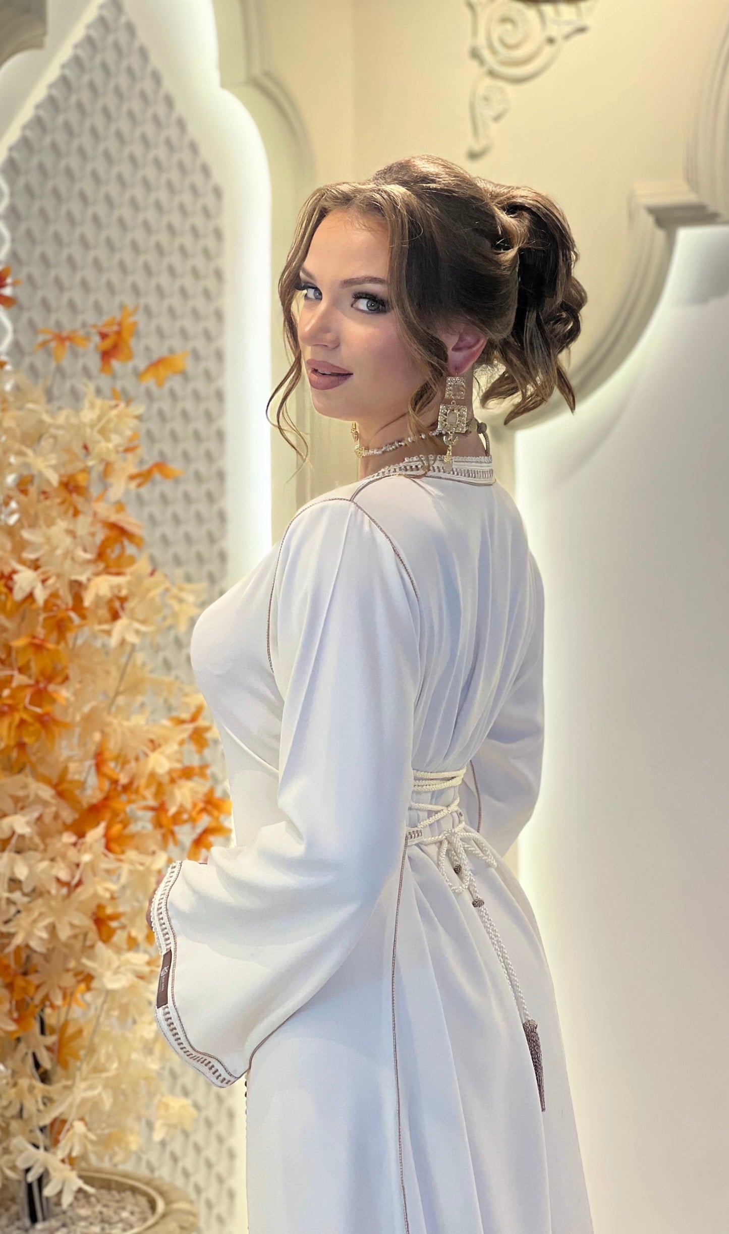 Satin floor length - Dina | Renaissance gown | Romantic gown | Engagement gown | Renaissance dress