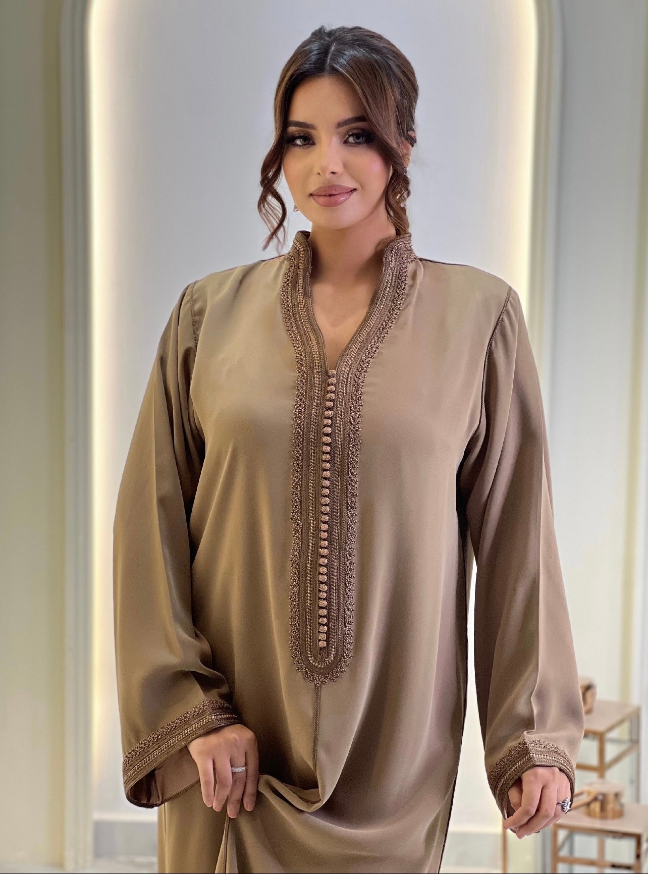 Silk reception dress - Kaftan Sabrina | Wedding dress simple | Flowy wedding | Rustic wedding dress | Bridal gown boho