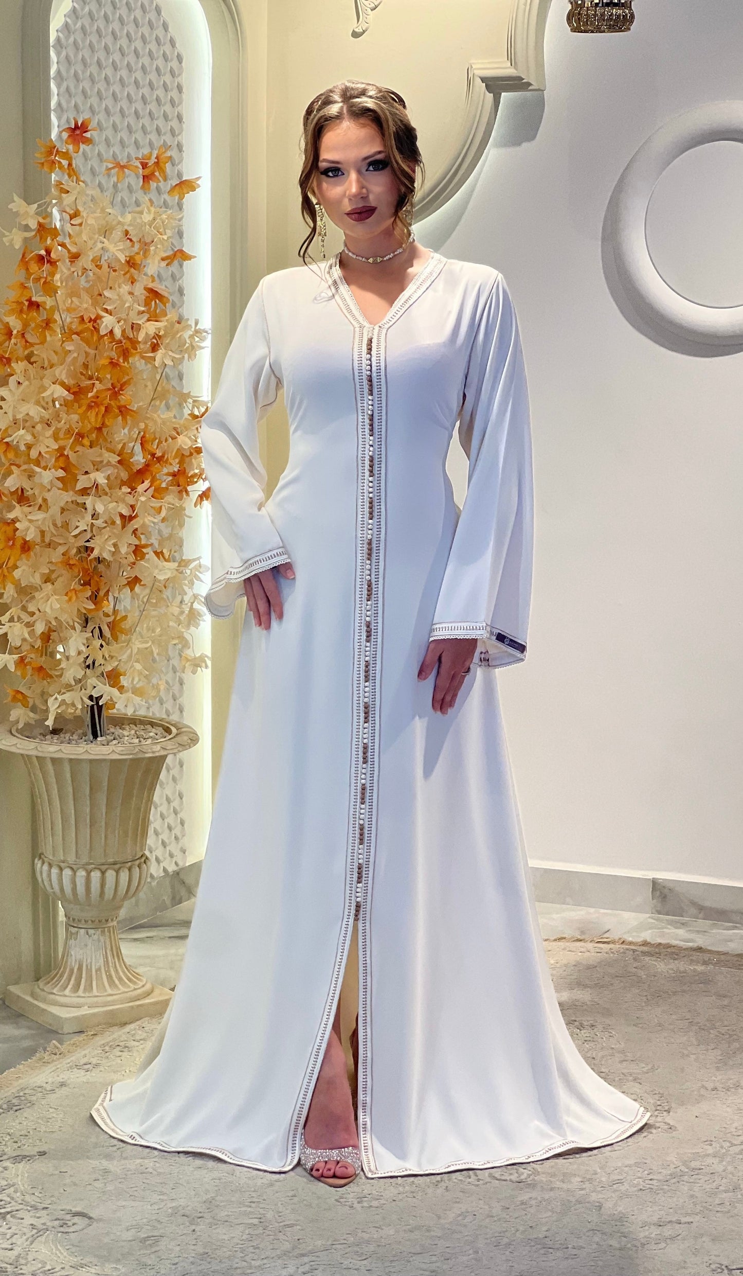 Satin floor length - Dina | Renaissance gown | Romantic gown | Engagement gown | Renaissance dress