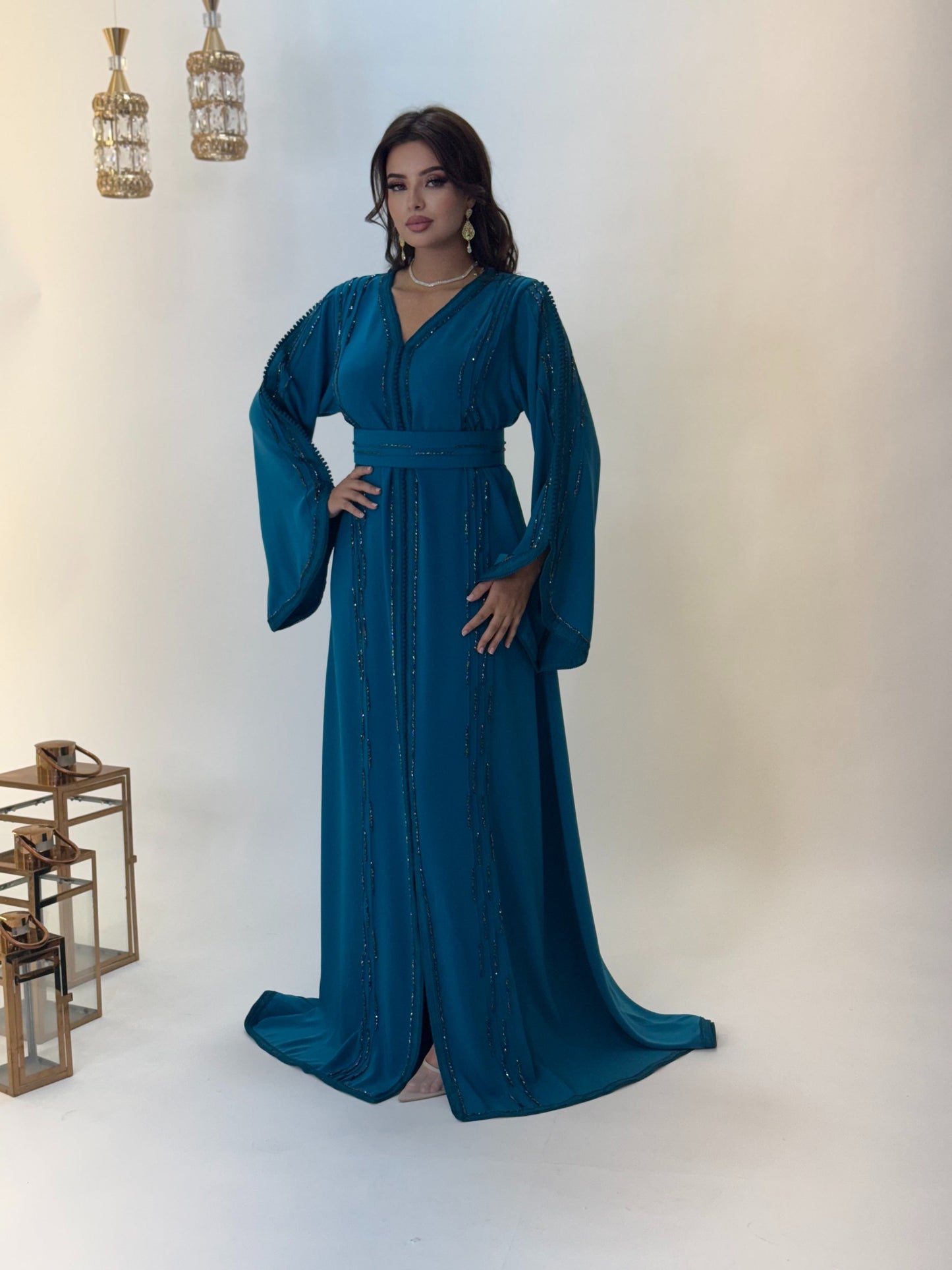 Bias low open back - Caftan Malika | Corset wedding dress | Fairy wedding dress | Second look outfit | Ren faire dress