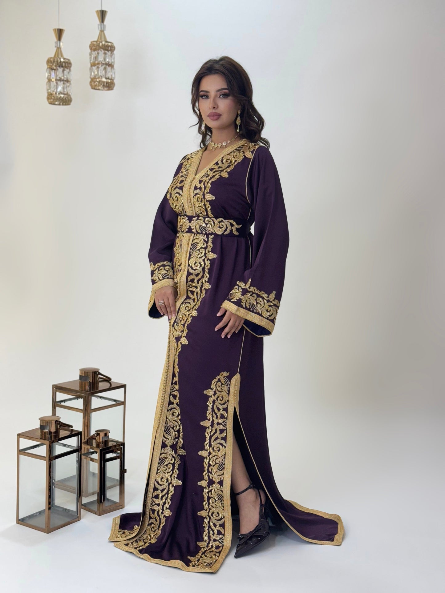 Renaissance wedding - Caftan Ritaj | Gothic wedding dress | Courtesan dress | Glitter Bridal Lux | Civil court dress