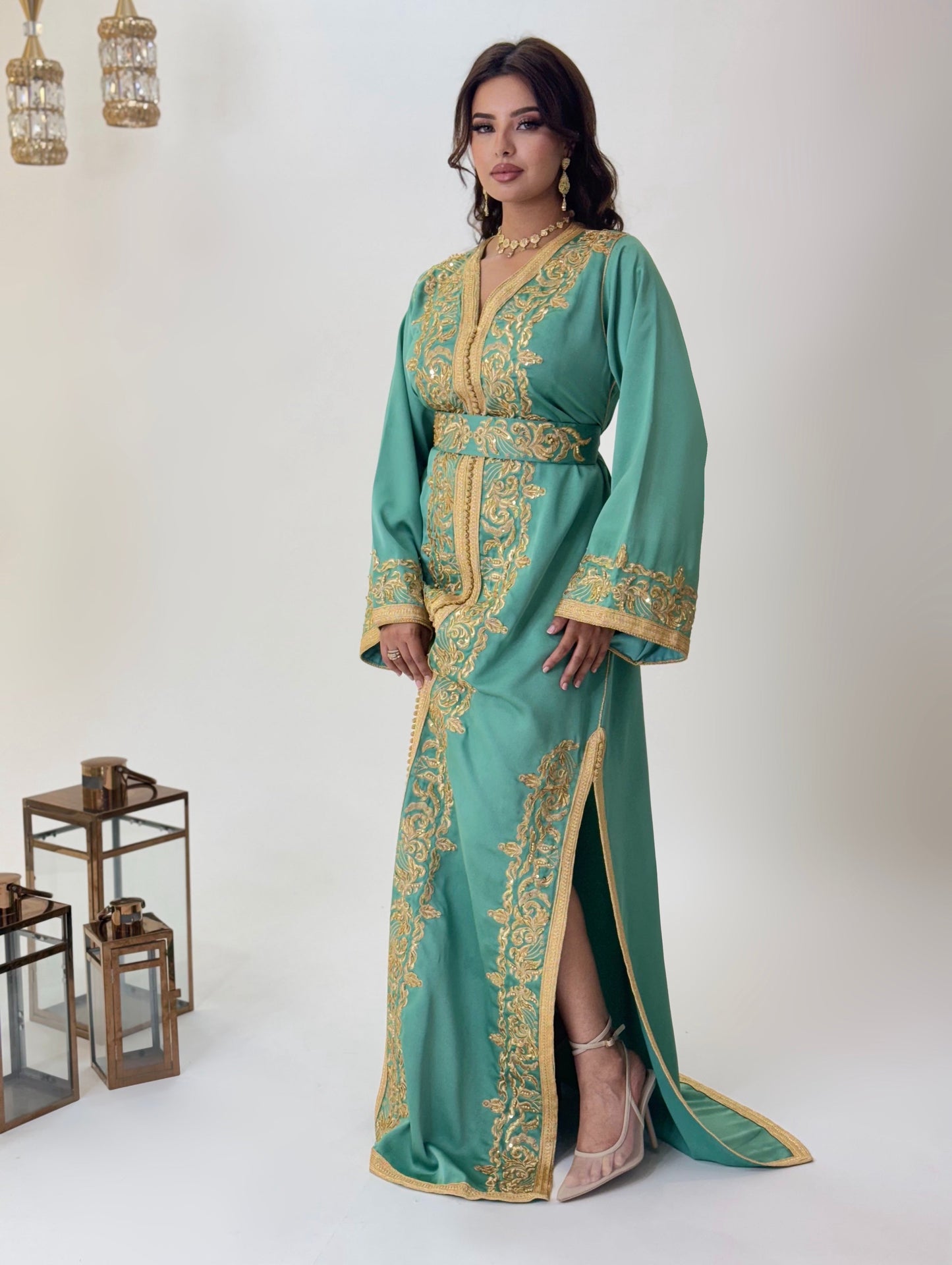 Renaissance wedding - Caftan Ritaj | Gothic wedding dress | Courtesan dress | Glitter Bridal Lux | Civil court dress