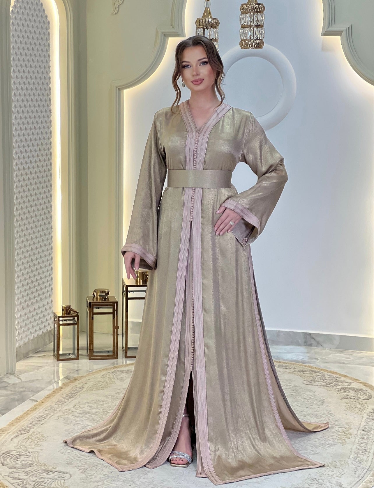 Fairy tale dress - Lebsa Joud | Venice Carnival | Satin floor length | Renaissance gown | Romantic gown