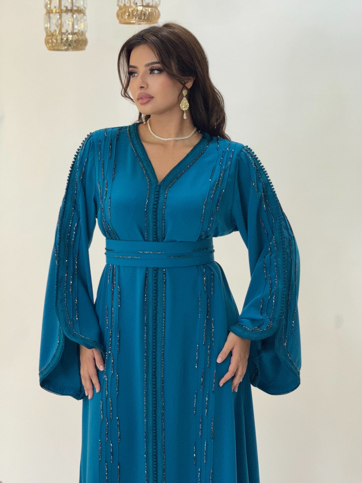 Bias low open back - Caftan Malika | Corset wedding dress | Fairy wedding dress | Second look outfit | Ren faire dress