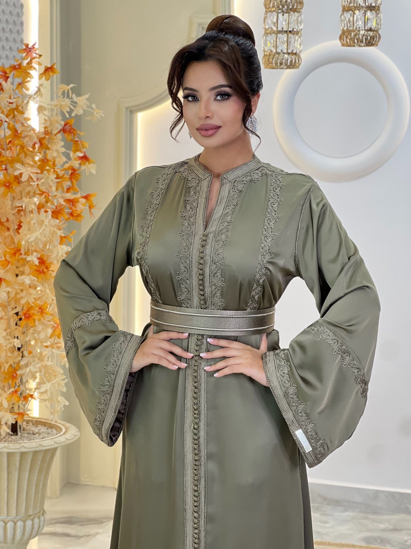 Romantic bridal gown - Caftan Maisa | Boho bridal gown | Modest wedding dress | Drop waist wedding | Fairy tale dress