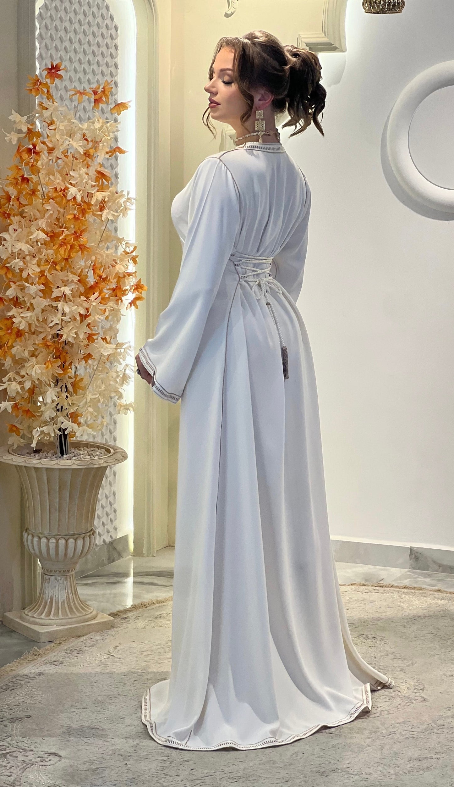 Satin floor length - Dina | Renaissance gown | Romantic gown | Engagement gown | Renaissance dress