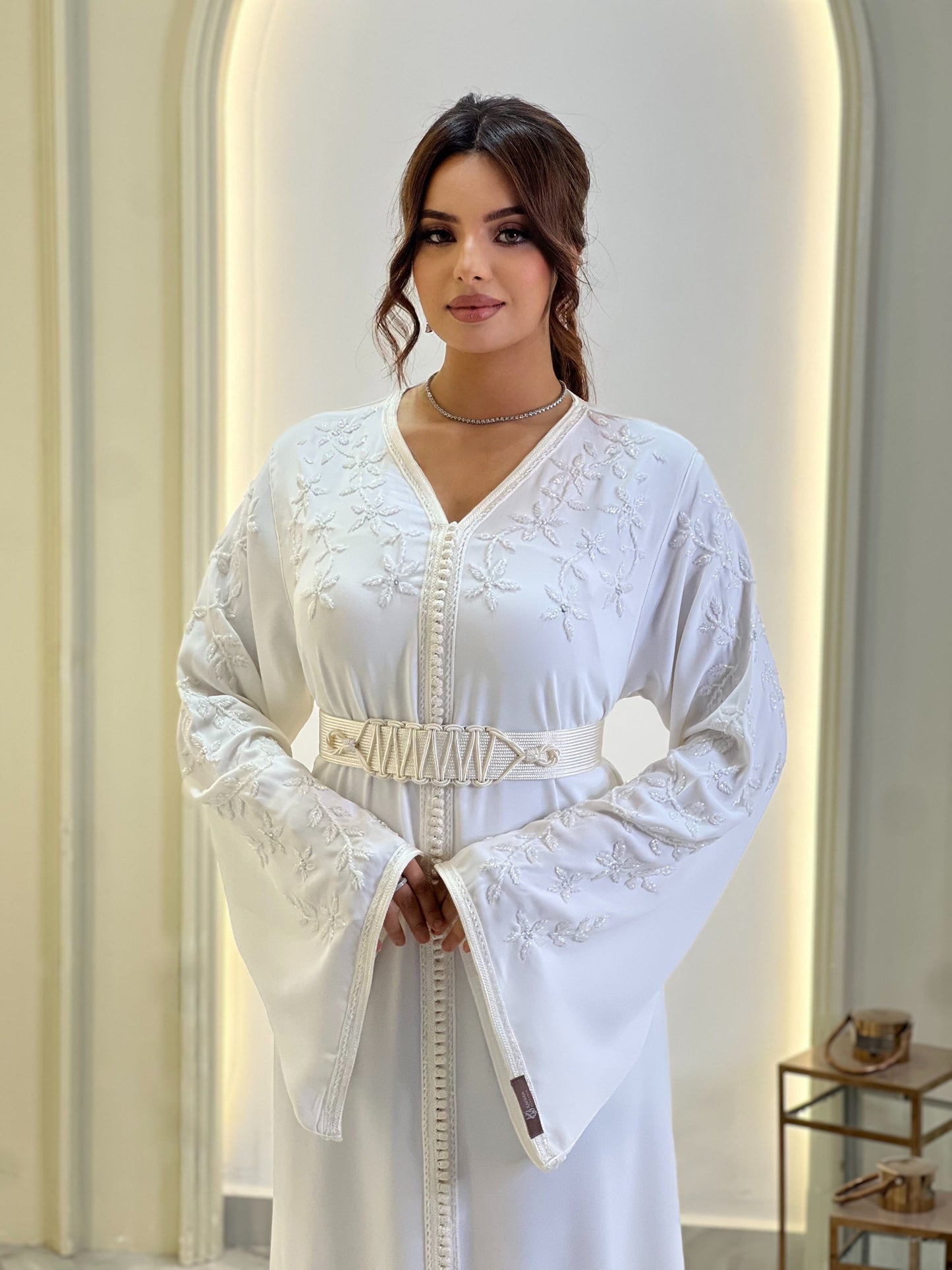 Romantic bridal gown - Ruby White | Boho bridal gown | Modest wedding dress | Drop waist wedding | Fairy tale dress