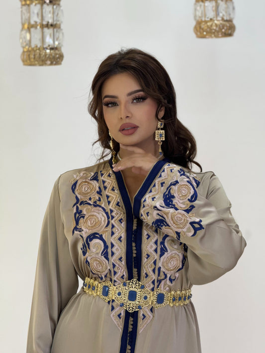 Civil court dress - Caftan Sania | Pearl lace corset | Fantasy bridal gown | Pearl mini gown | Bias low open back