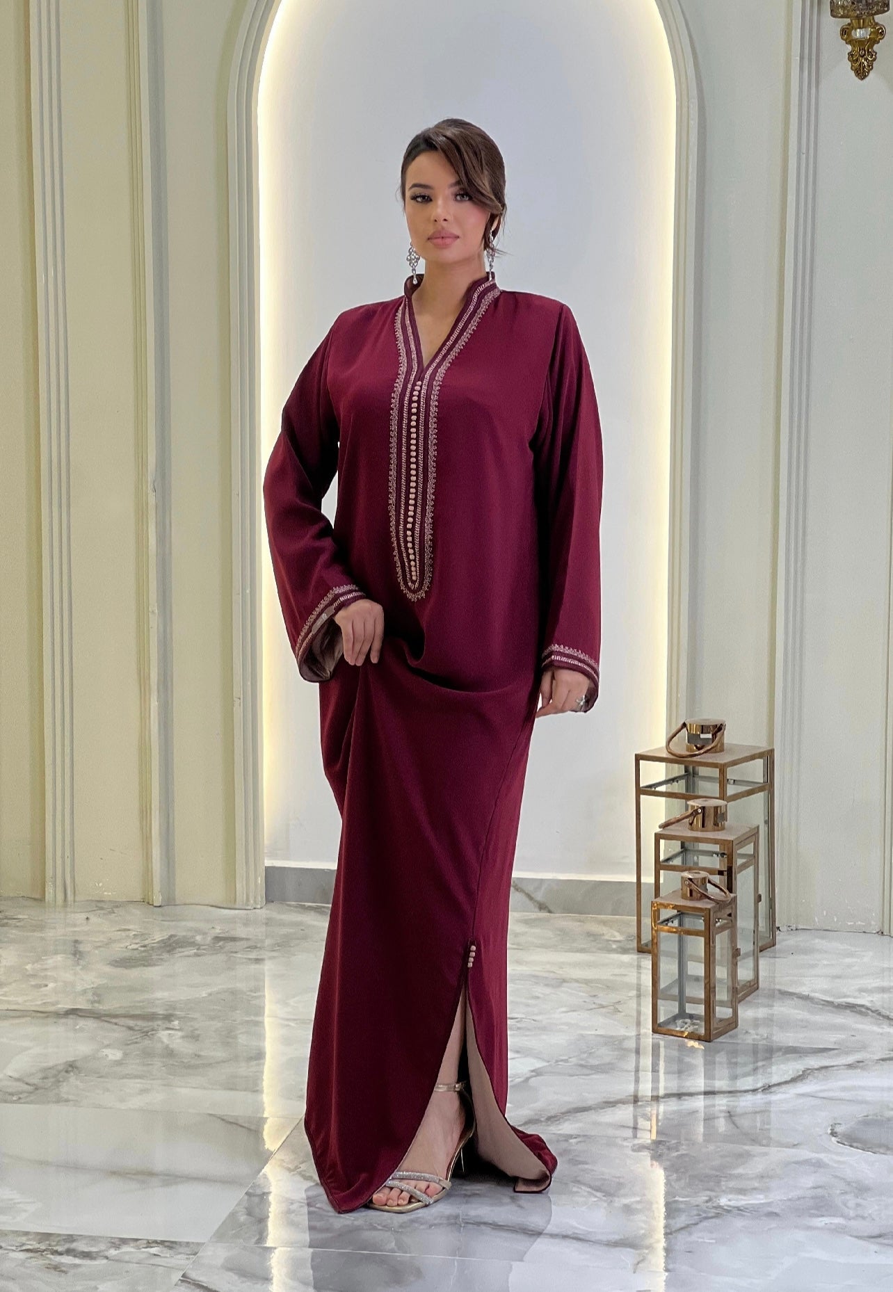 Silk reception dress - Kaftan Sabrina | Wedding dress simple | Flowy wedding | Rustic wedding dress | Bridal gown boho