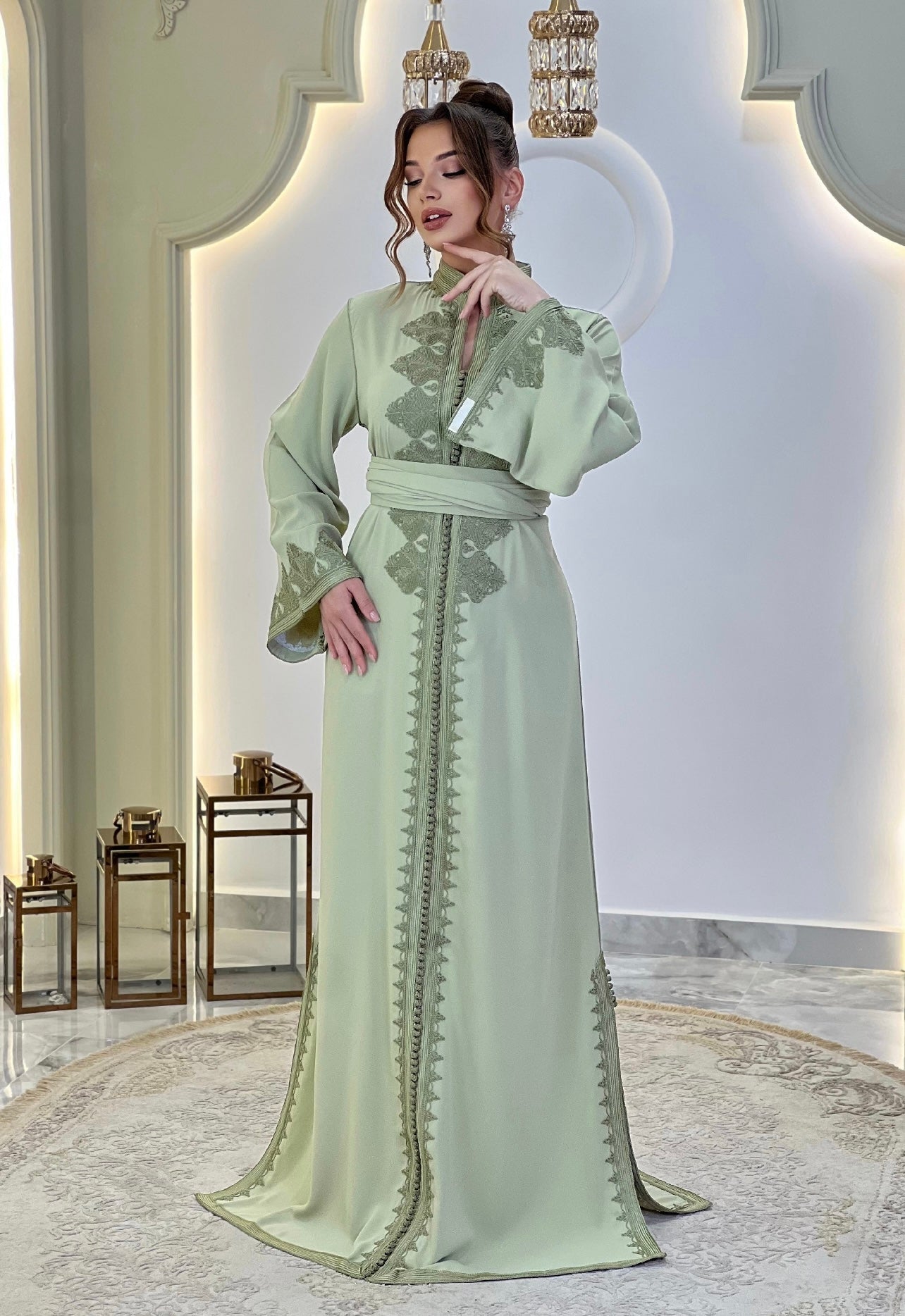 Renaissance wedding - Caftan Hind | Gothic wedding dress | Courtesan dress | Glitter Bridal Lux | Civil court dress
