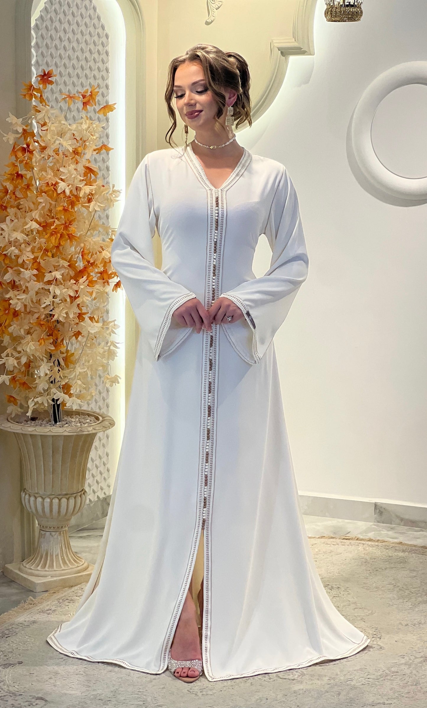 Satin floor length - Dina | Renaissance gown | Romantic gown | Engagement gown | Renaissance dress
