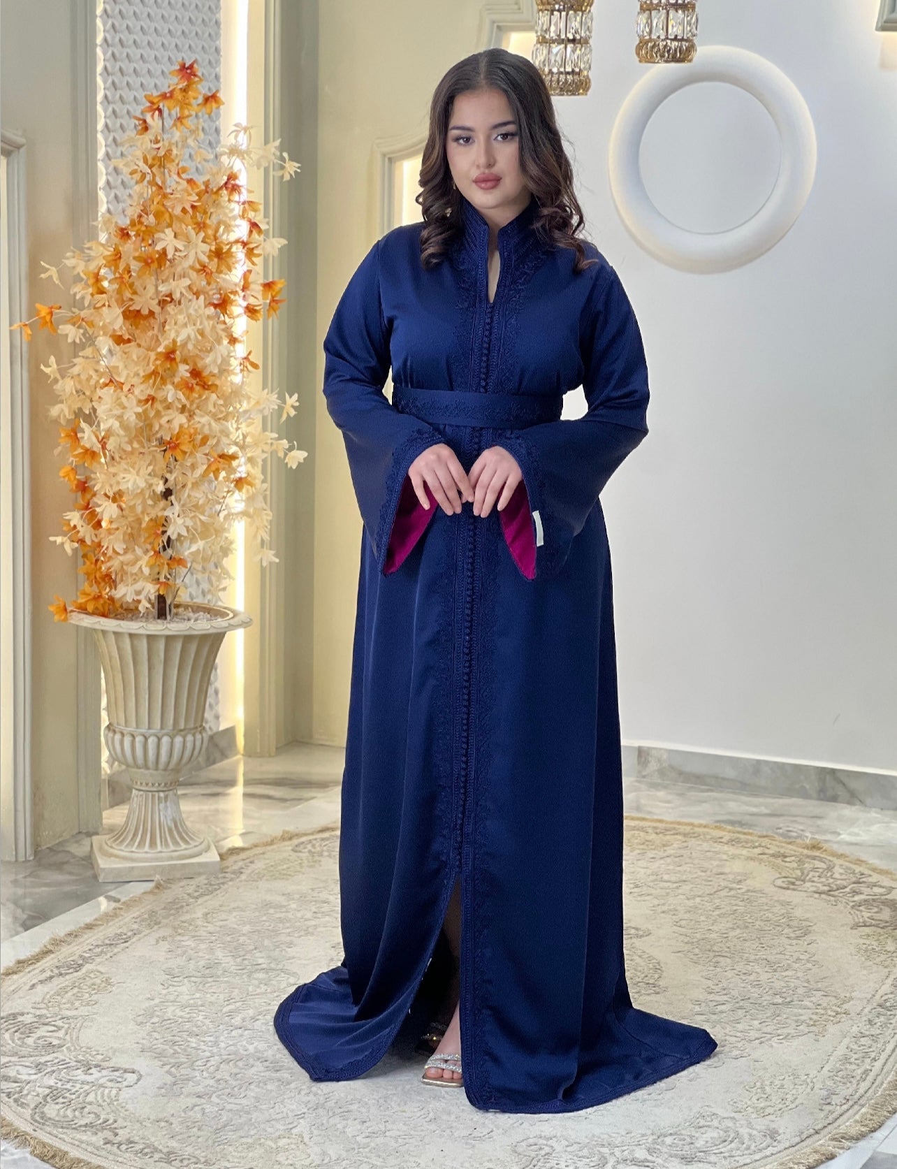 Flowy wedding - Caftan Dounia | Rustic wedding dress | Bridal gown boho | Reception dress | Backless bride dress