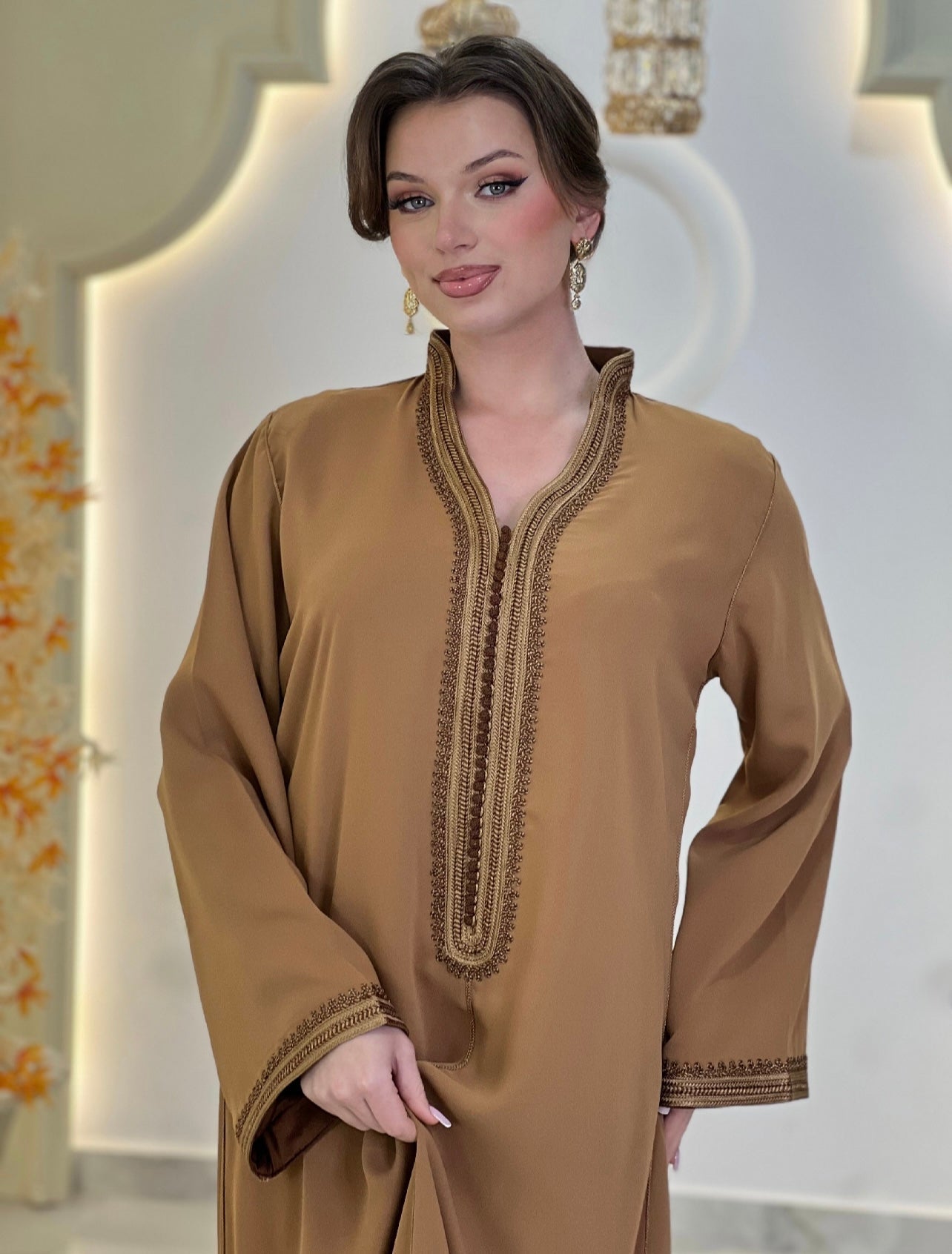 Silk reception dress - Kaftan Sabrina | Wedding dress simple | Flowy wedding | Rustic wedding dress | Bridal gown boho