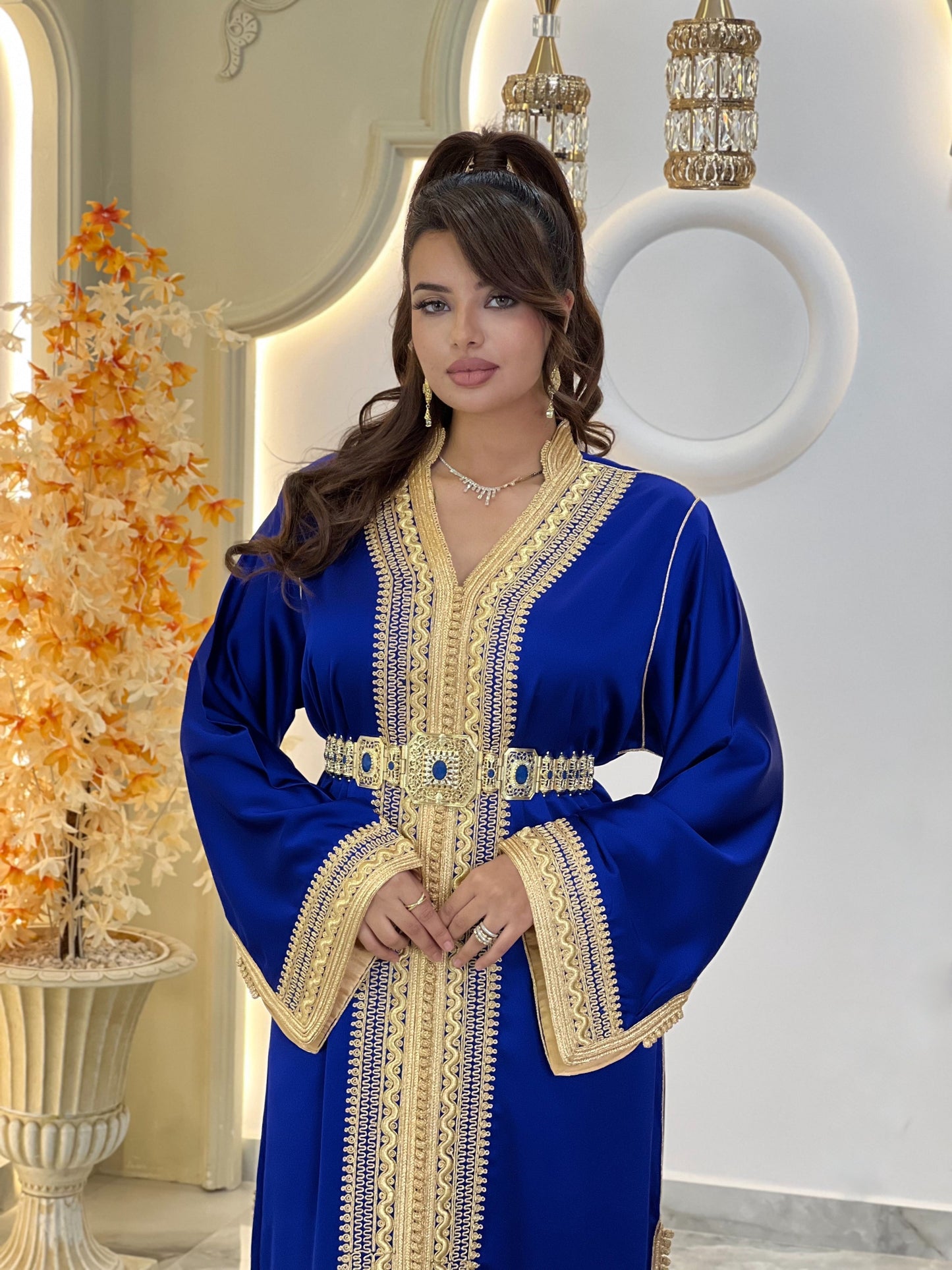 Marokkaanse Jurk - Civil court dress - Kaftan Chiara | Bruiloft Gast | Handgemaakt | Exclusieve Takchita