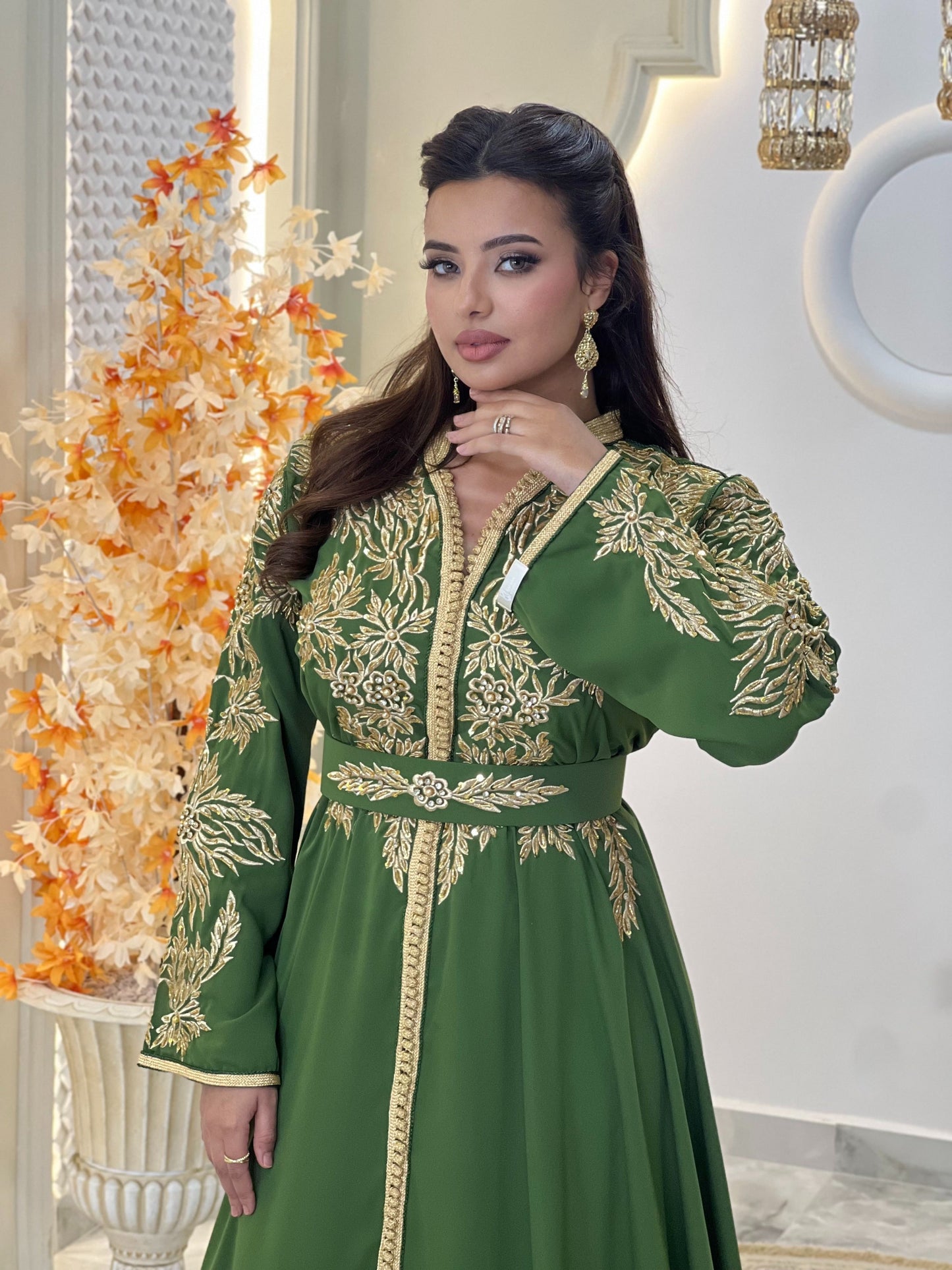 Marokkaanse Jurk - Renaissance dress - Caftan Jannet | Bruiloft Gast | Handgemaakt | Exclusieve Takchita