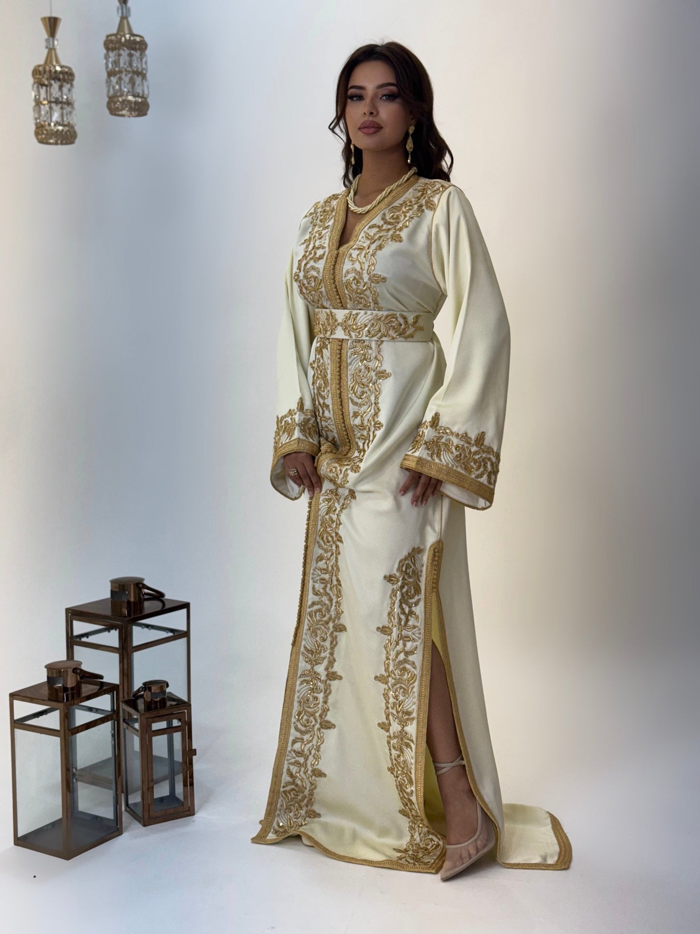 Renaissance wedding - Caftan Ritaj | Gothic wedding dress | Courtesan dress | Glitter Bridal Lux | Civil court dress