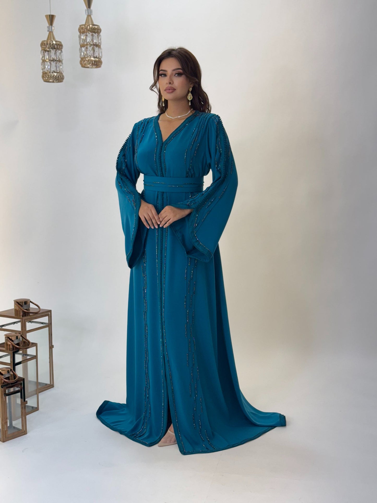 Bias low open back - Caftan Malika | Corset wedding dress | Fairy wedding dress | Second look outfit | Ren faire dress