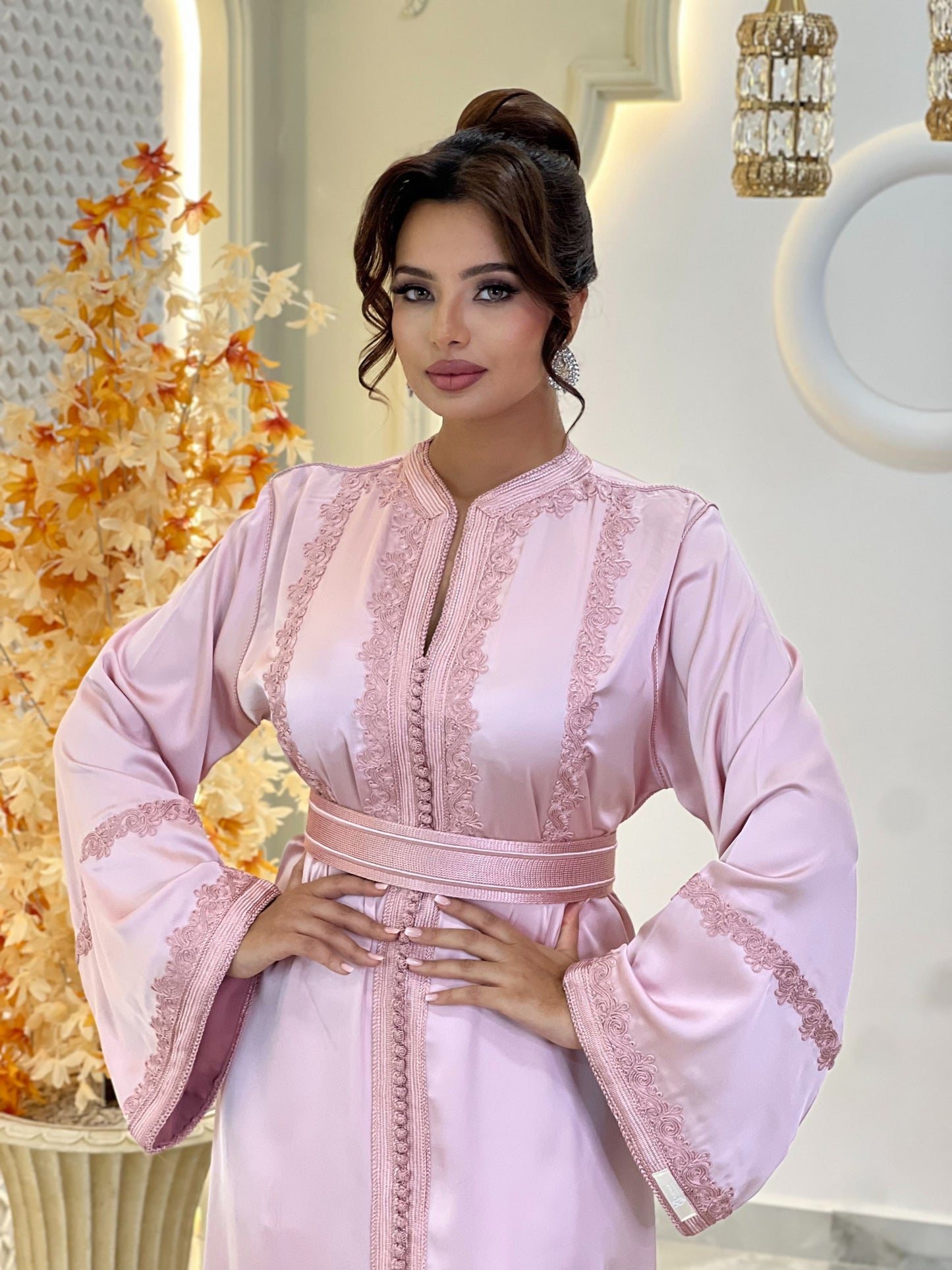 Romantic bridal gown - Caftan Maisa | Boho bridal gown | Modest wedding dress | Drop waist wedding | Fairy tale dress