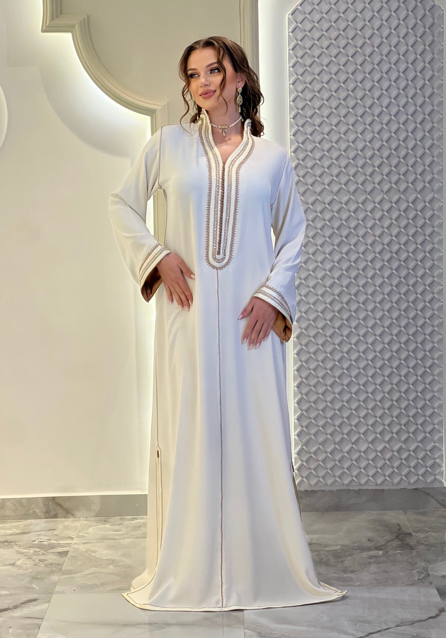 Silk reception dress - Kaftan Sabrina | Wedding dress simple | Flowy wedding | Rustic wedding dress | Bridal gown boho