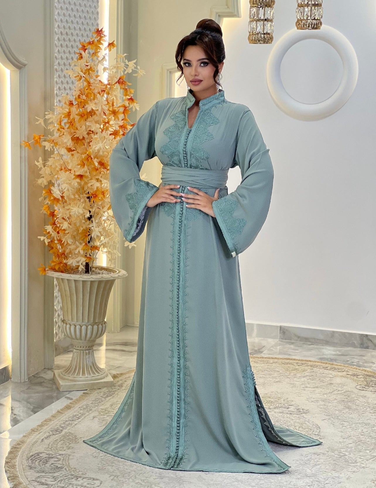 Renaissance wedding - Caftan Hind | Gothic wedding dress | Courtesan dress | Glitter Bridal Lux | Civil court dress