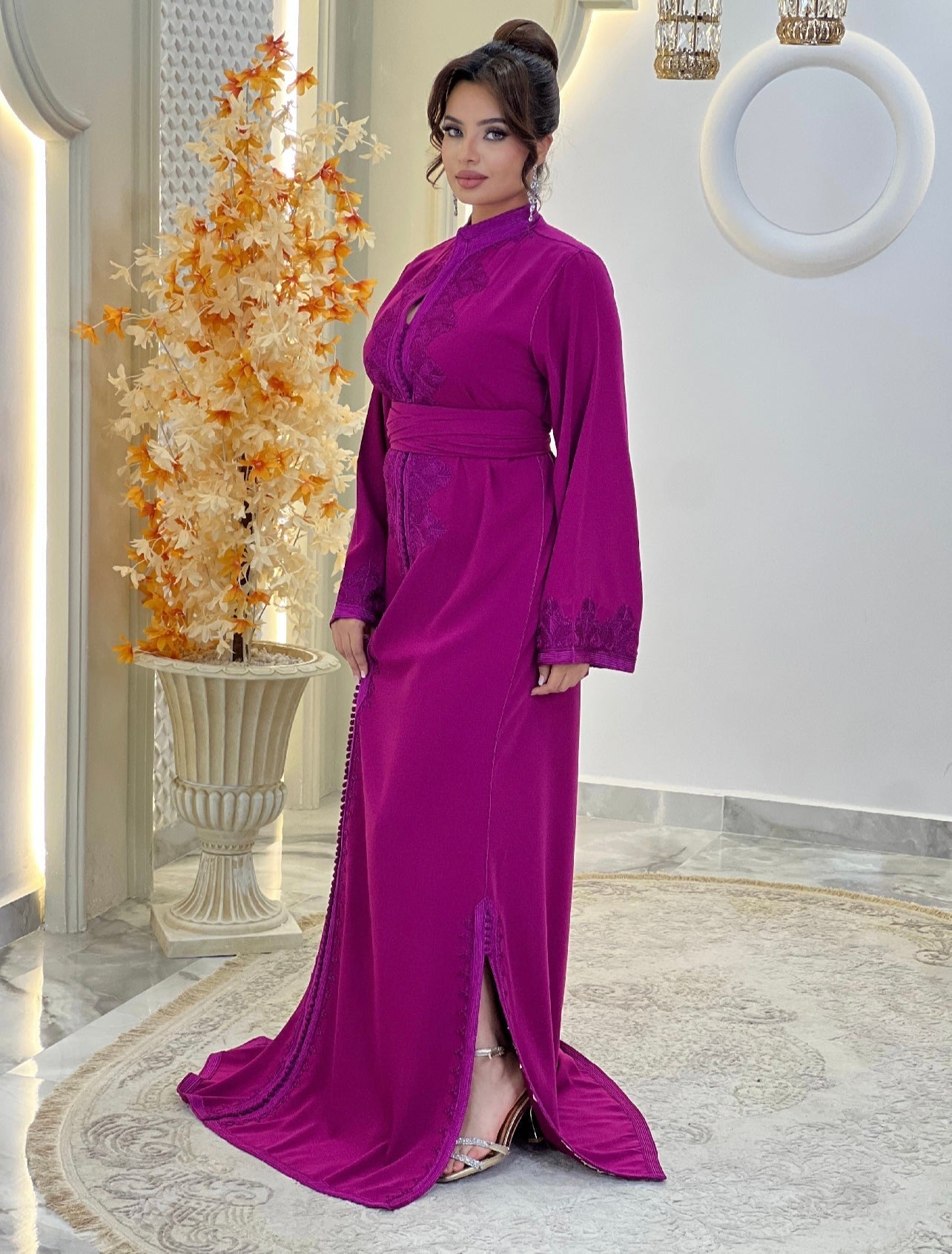 Renaissance wedding - Caftan Hind | Gothic wedding dress | Courtesan dress | Glitter Bridal Lux | Civil court dress