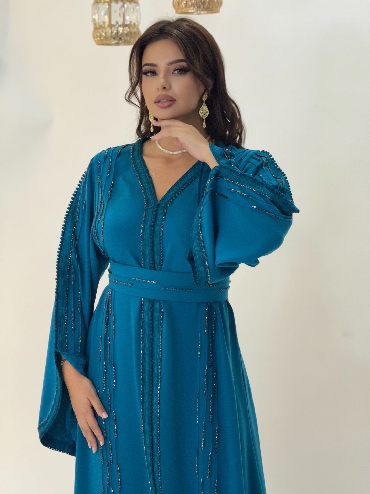 Bias low open back - Caftan Malika | Corset wedding dress | Fairy wedding dress | Second look outfit | Ren faire dress