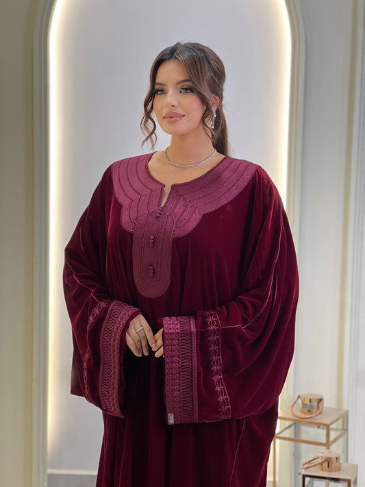 Standesamt Kleid - Satin floor length - Jumanah | Hochzeit Gast | Luxus Kaftan | Seide