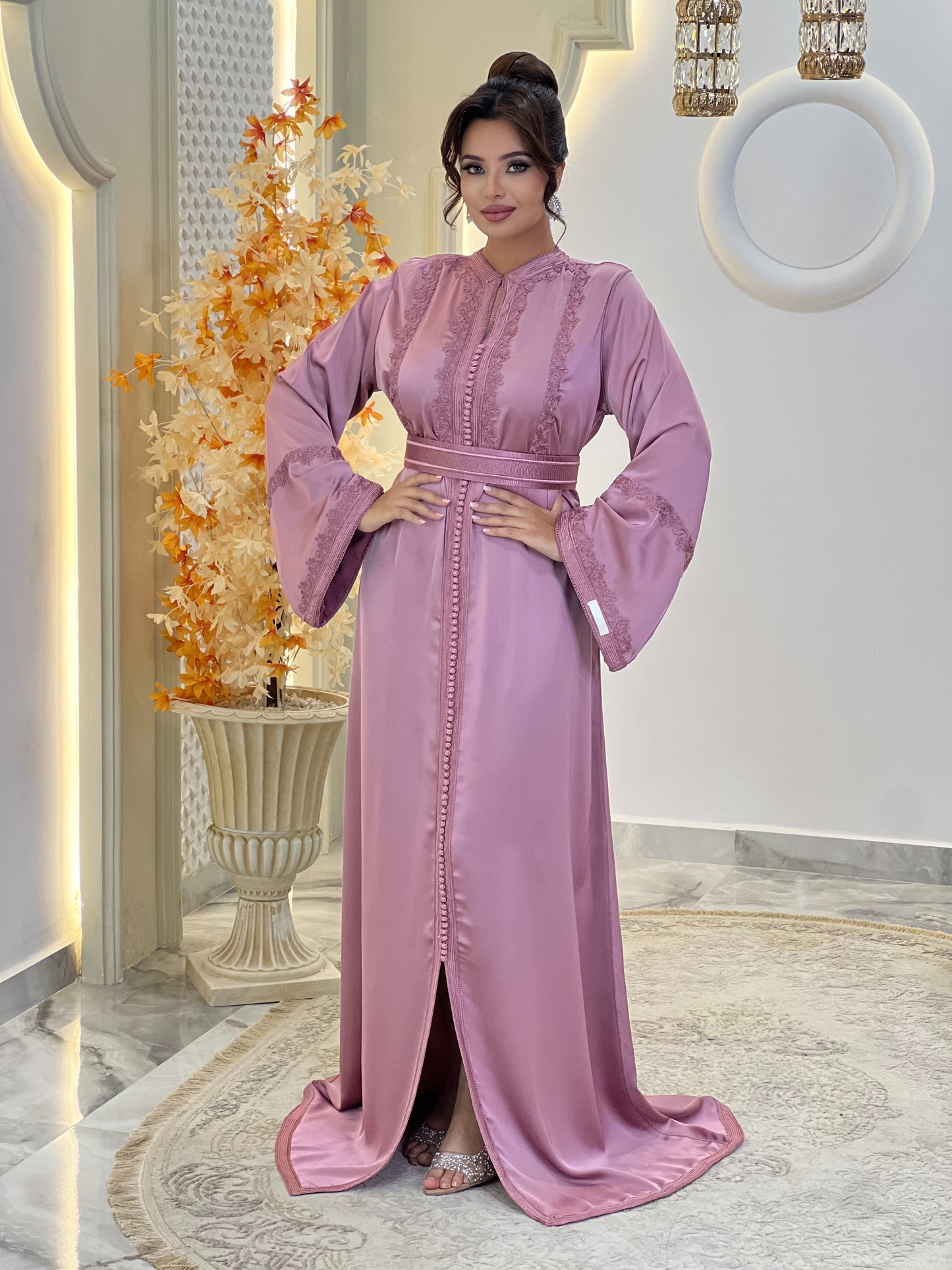 Romantic bridal gown - Caftan Maisa | Boho bridal gown | Modest wedding dress | Drop waist wedding | Fairy tale dress