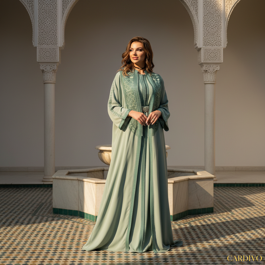 Modest wedding dress - Daur | Drop waist wedding | Fairy tale dress | Venice Carnival | Satin floor length