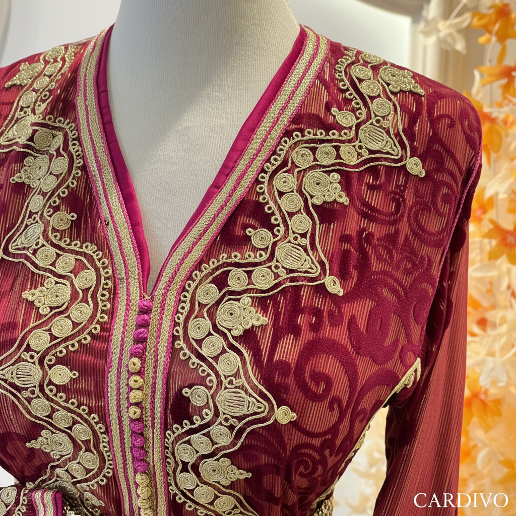 Kaftan Inas Macro Detail