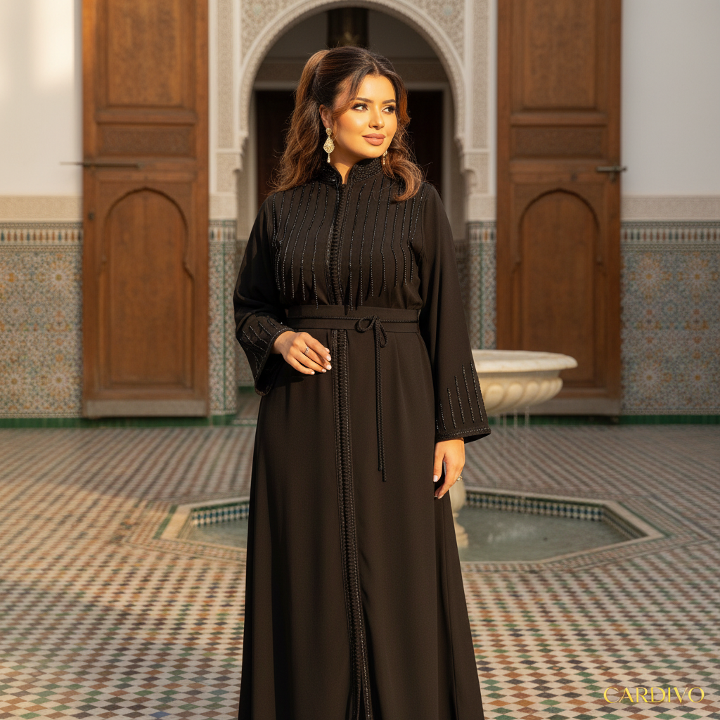 Kaftan Liam Black - Riad Lifestyle